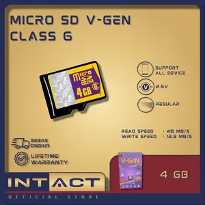 MicroSD V-GeN 4GB Class 6 48MB/S (MicroSD VGEN Memory HP)