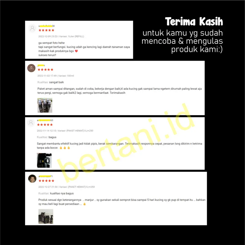 Pengusir Kucing Jorok | Cat Repellent (REFILL 1 LITER) 2