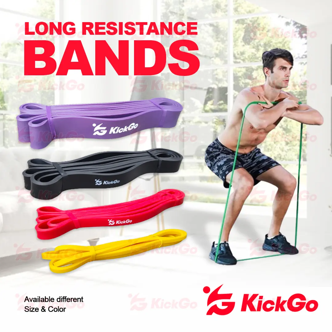 KickGO Tali Resistance Fitness Karet Loop Bands Resistance Bands yoga