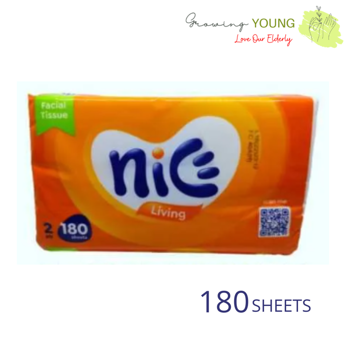Gambar Nice Facial Tissue / Tisu Wajah Nice - 180 sheets dari Growing Young Kota Administrasi Jakarta Pusat Tokopedia