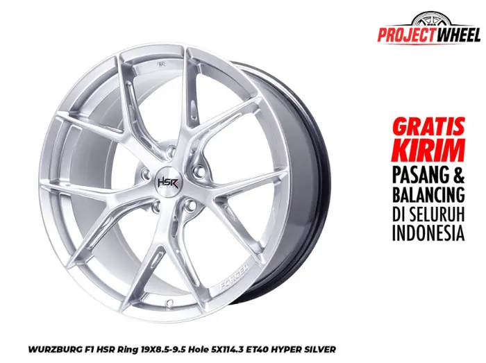velg mobil wurzburg f1 hsr ring 19 tapak lebar hrv crv innova