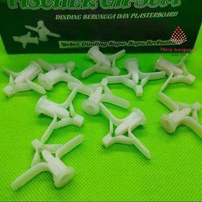 Gambar +/- 100Pcs / 1 Kotak Screw Plug Nylon Pengencang Skrup Gypsum Drywall dari MITRA BANGUNAN 888 Kota Tangerang Tokopedia