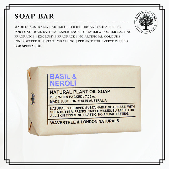 Gambar Wavertree and London Basil & Neroli Soap Bar 200 Gr Sabun Mandi Batang dari Wavertree and London Indonesia Kab. Tangerang Tokopedia