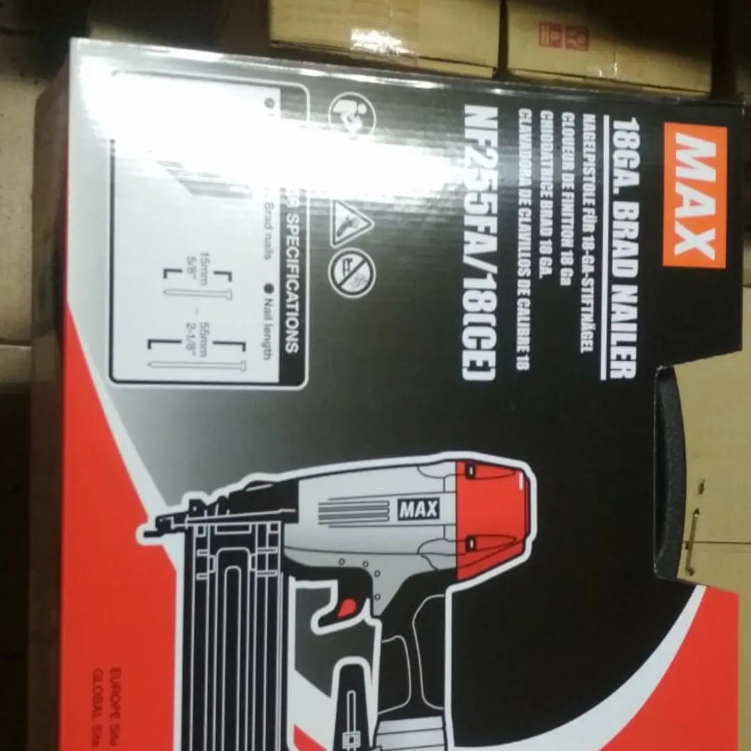 staples gun Max japan jepang Air nailer nf255fa nf 255 fa 18 ce ori