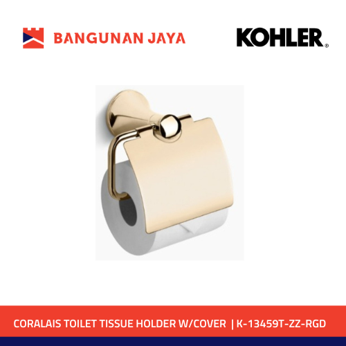 Gambar KOHLER Coralais Toilet Tissue Holder with Cover | K-13459T-ZZ-RGD dari Bangunan Jaya Online Kota Administrasi Jakarta Utara Tokopedia