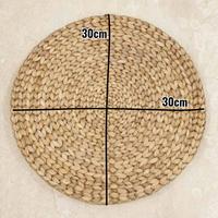 Gambar Alas piring Eceng Gondok 30cm / Tatakan placemate / Anyaman Enceng dari Mortar Stone Kota Administrasi Jakarta Timur 2 Tokopedia
