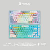 Gambar Keyboard Gaming Wireless Rexus Mechanical DAXA M84X ULTIMATE dari Techno Computer Bali Kota Denpasar 2 Tokopedia