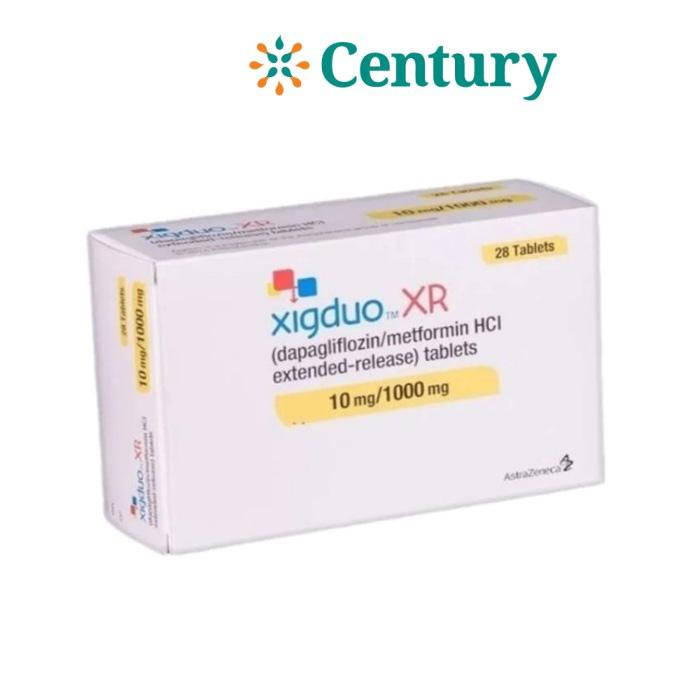 XIGDUO XR 10/1000 MG STRIP 7 TABLET