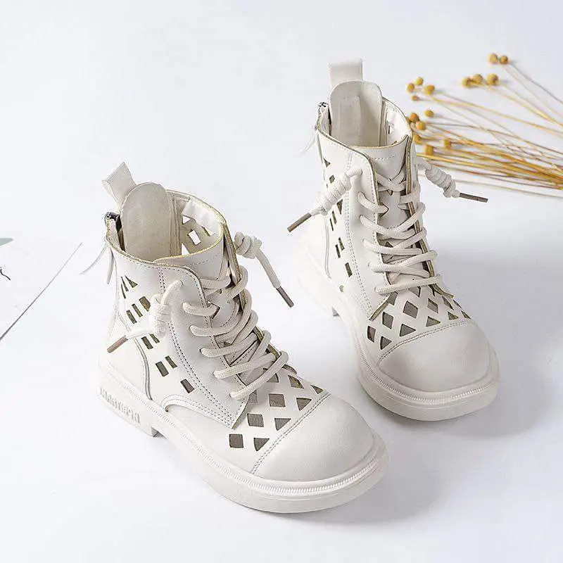 Sepatu Boot Anak Perempuan Import Diamond Cut Pattern 1