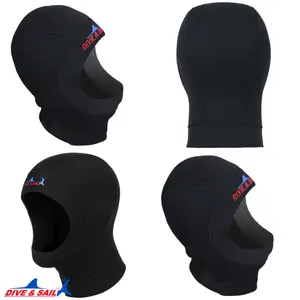 Topi Berenang Tudung Selam Full Face Hoodie Sekuba Snorkeling Neoprene