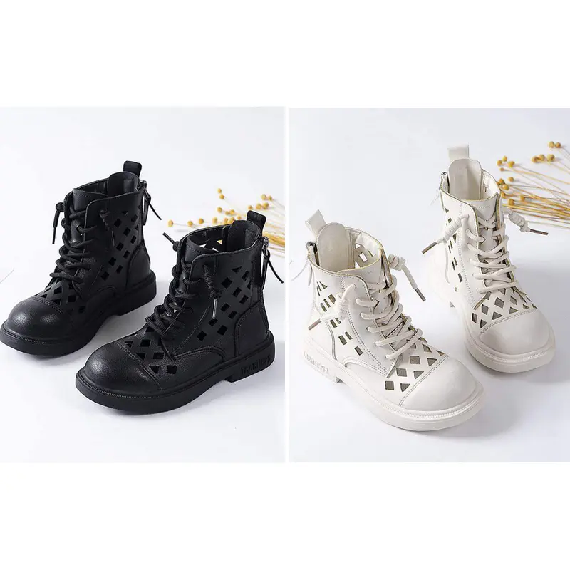 Sepatu Boot Anak Perempuan Import Diamond Cut Pattern 0