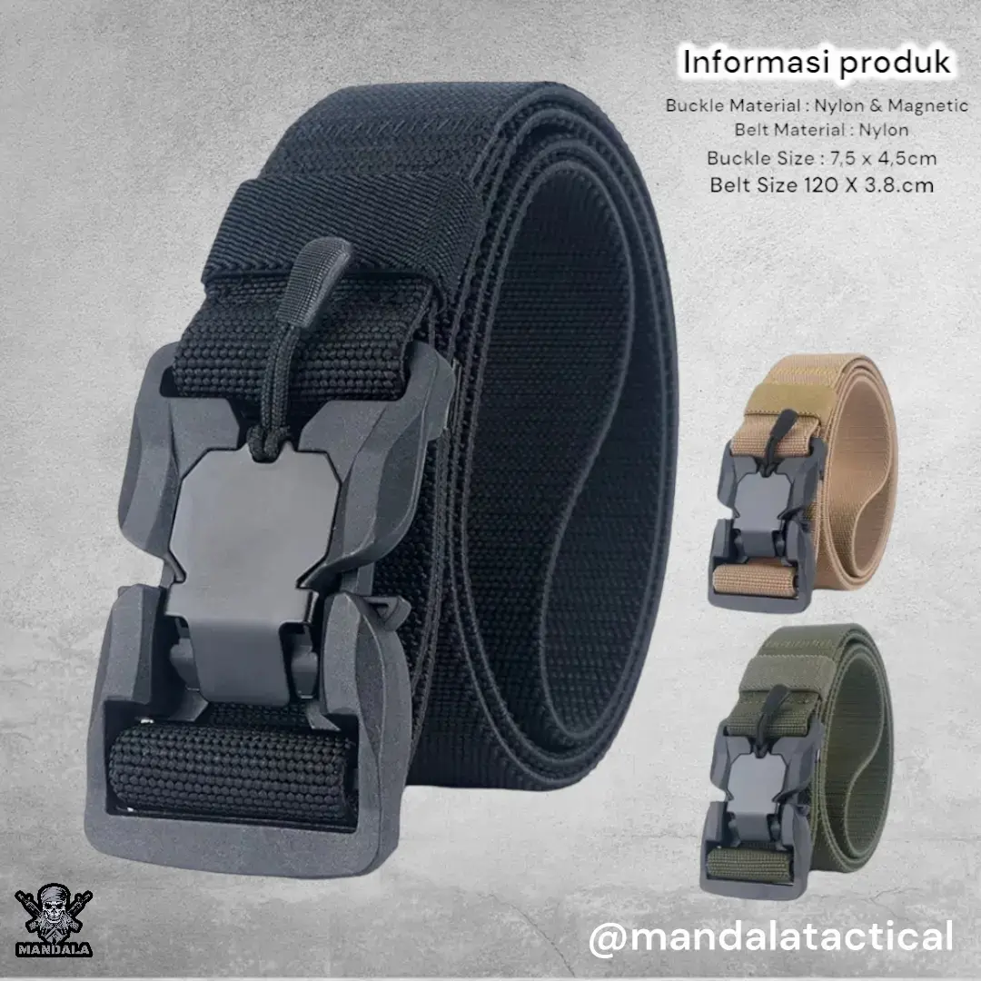 Ikat pinggang Tactical Fast Buckle Belt Tactical magnetic