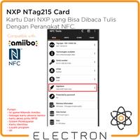 Gambar NXP NTag215 Card Programmable NTag Tag 215 Kartu Amiibo TagMo NFC RFID dari Electron Kota Tangerang 2 Tokopedia