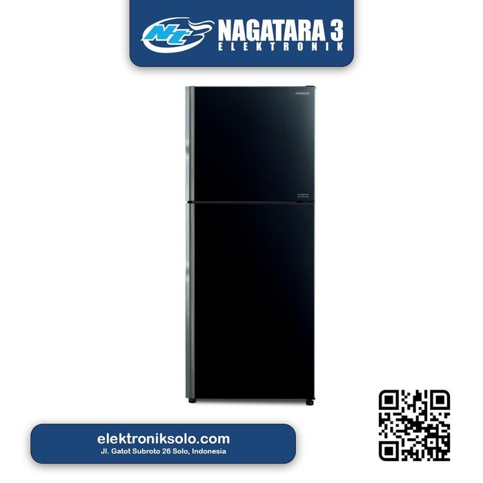 Gambar LEMARI ES 2 PINTU INVERTER HITACHI R-VGX40PGD9 GBK dari NAGATARA 3 ELEKTRONIK Kota Surakarta Tokopedia