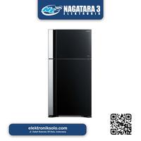 Gambar LEMARI ES 2 PINTU INVERTER HITACHI R-VG70PGD7 GBK dari NAGATARA 3 ELEKTRONIK Kota Surakarta 1 Tokopedia