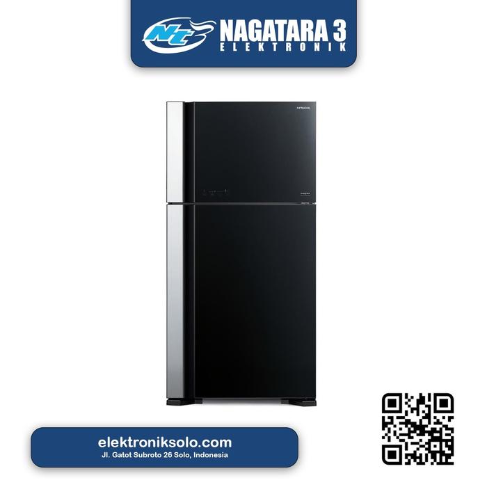 Gambar LEMARI ES 2 PINTU INVERTER HITACHI R-VG70PGD7 GBK dari NAGATARA 3 ELEKTRONIK Kota Surakarta Tokopedia