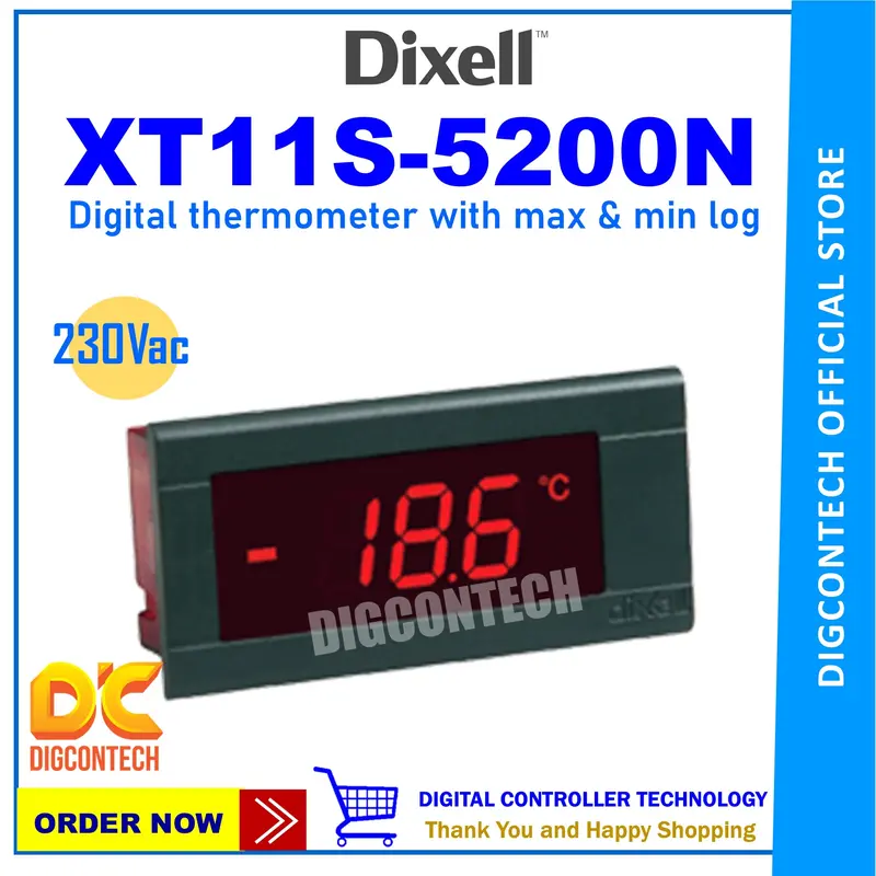 LED THERMOMETER XT11S-5200N DIXELL 0