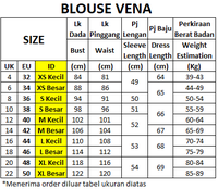 Gambar KI Blouse Vena Kia Coklat - Cokelat, 4 dari KainIndonesiaco Kota Administrasi Jakarta Timur 5 Tokopedia