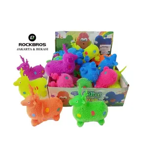 Bola Yoyo LED Deer Rusa Squishy Fidget Toys New Sensory Stress Ball