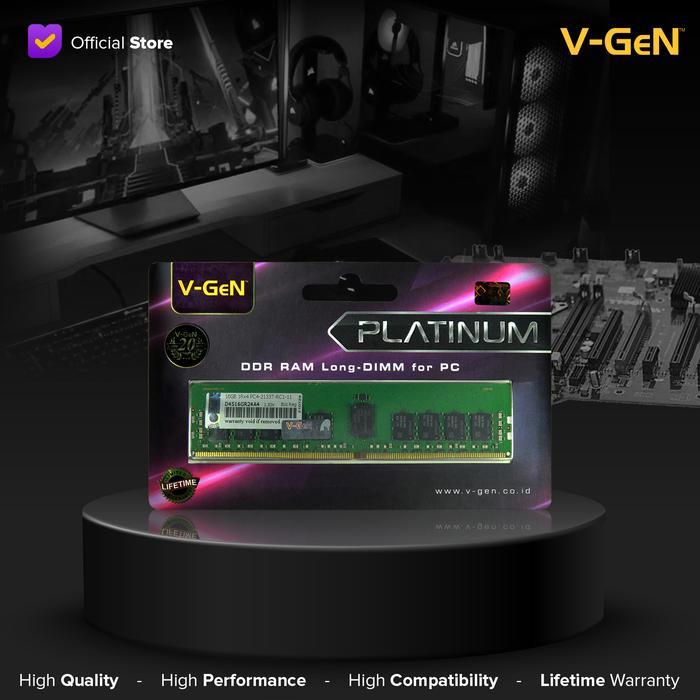 Gambar DDR4 16GB PC-17000/2133Mhz ECC Registered V-GeN RAM Server dari Semua V-GeN Kab. Tangerang Tokopedia