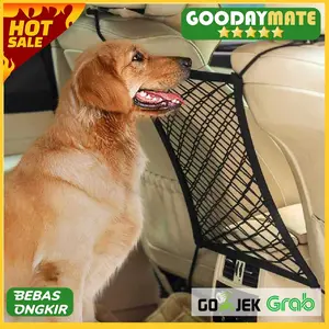 Vastsee Pagar Pembatas Anjing Mobil Elastic Mesh Fence Pet 3 Layer