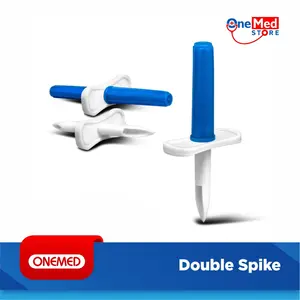 Double Spike Onemed / Penusuk Botol NaCl / Transofix BBraun Onemed Pcs