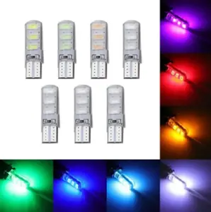 Lampu LED Senja Sen Motor Mobil T10 Gel Jelly 6 Titik Mata Anti Panas