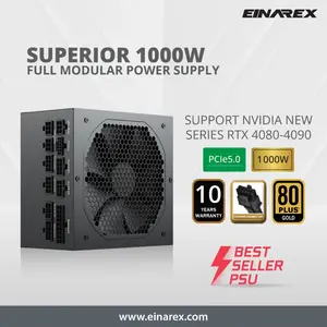 PSU EINAREX SUPERIOR 1000W 80+ Gold Fully Modular PCIe 5.0