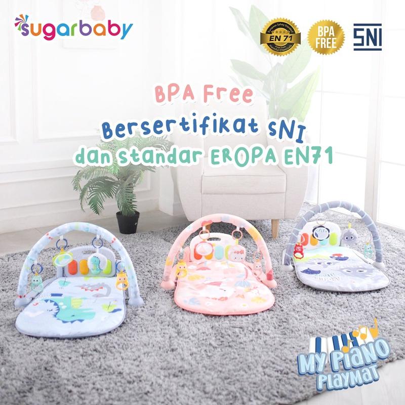 Sugar Baby My Piano Playmat Baby Gym Mainan Playmat Gym Bayi 1
