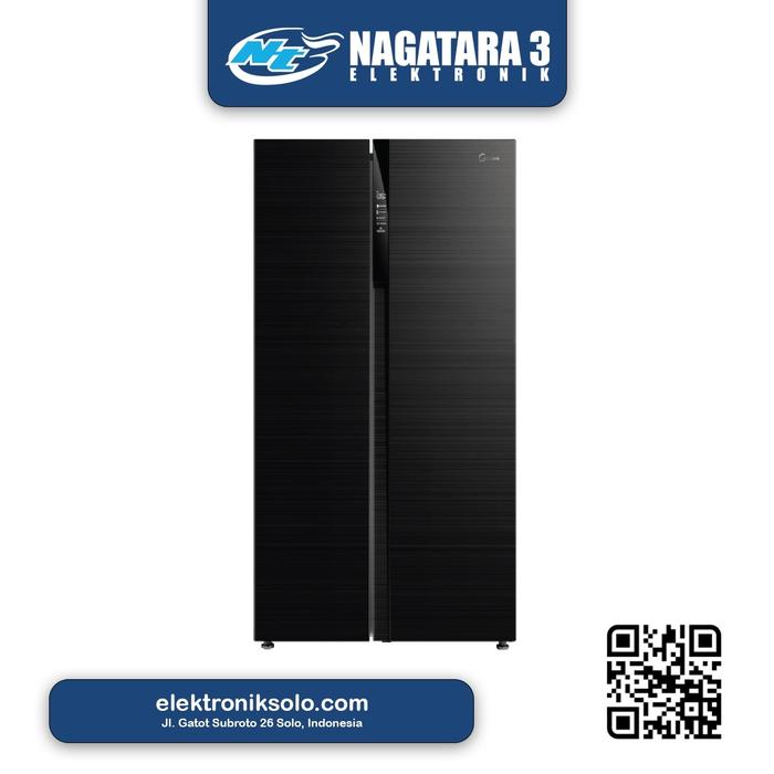 Gambar LEMARI ES SIDE BY SIDE MIDEA HC-689VB dari NAGATARA 3 ELEKTRONIK Kota Surakarta Tokopedia