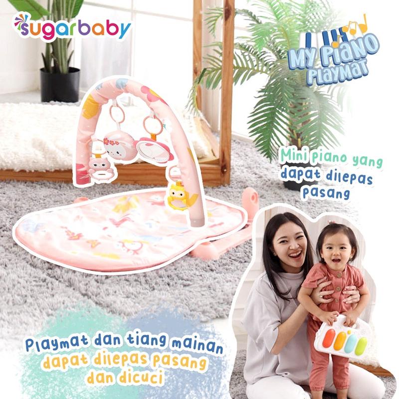 Sugar Baby My Piano Playmat Baby Gym Mainan Playmat Gym Bayi 4