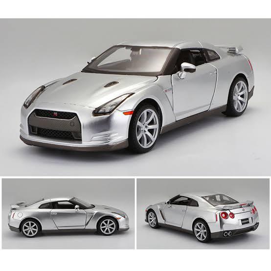 Jual DUS JELEK/LOOSE MAISTO 1/24 2009 NISSAN GT-R GTR R35 SILVER ...