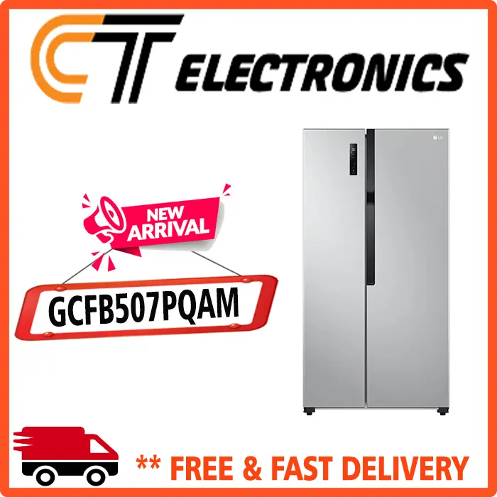 LG GCFB507PQAM - KULKAS LG INVERTER SIDE BY SIDE LG GC FB507 FB507PQAM