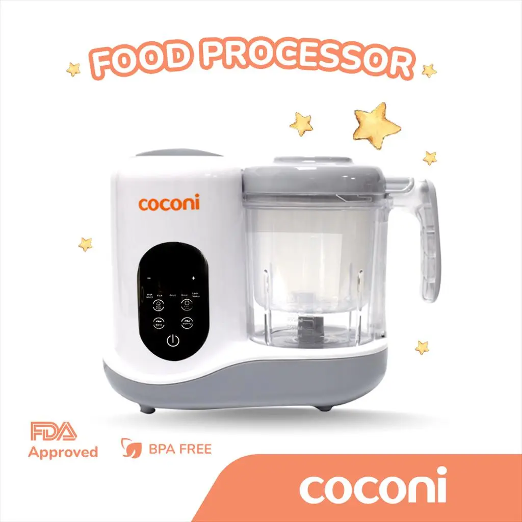 Coconi 5 in 1 Multi-functional Baby Food Processor / Alat Makan Bayi