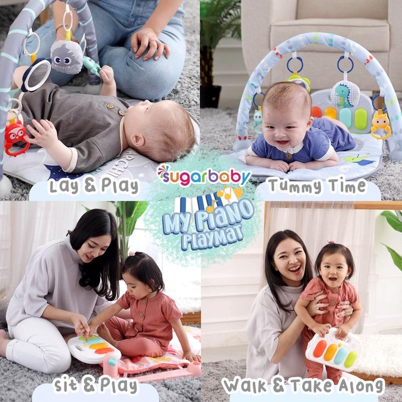 Sugar Baby My Piano Playmat Baby Gym Mainan Playmat Gym Bayi 2