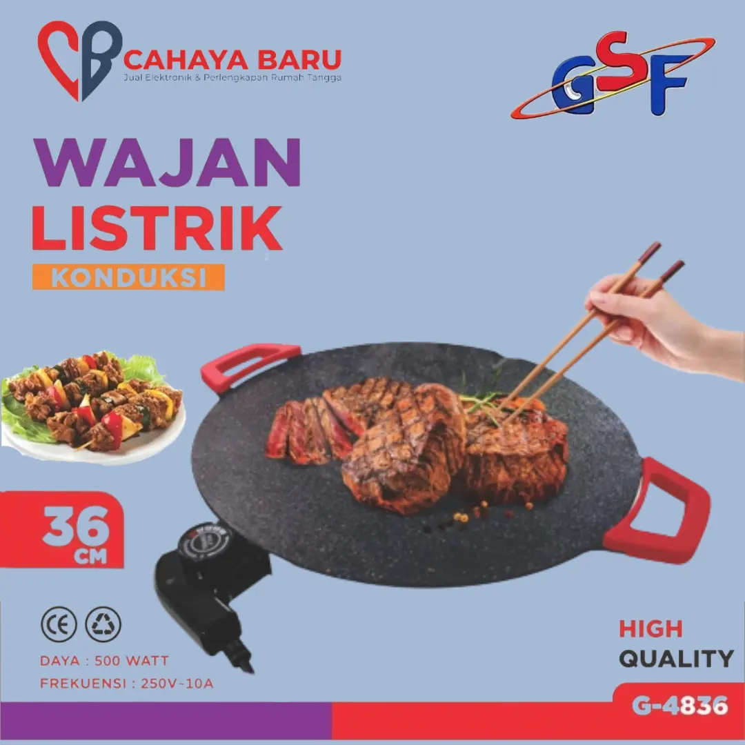 GSF WAJAN LISTRIK BBQ INDUKSI 4836