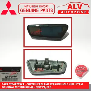 COVER HEADLAMP WASHER HOLE KIRI WARNA HITAM All New Pajero 8264A299XA