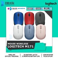 Gambar Mouse Wireless Logitech M171 - Abu-abu dari DBklik Yogya Kab. Sleman 1 Tokopedia