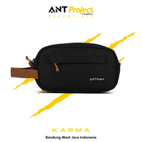 Gambar ANT PROJECT - Clucth Bag KARMA - Doppkit - Pouch - Hitam dari ANT Project Kota Bandung 4 Tokopedia