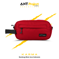 Gambar ANT PROJECT - Clucth Bag KARMA Red - Doppkit - Pouch dari ANT Project Kota Bandung 3 Tokopedia