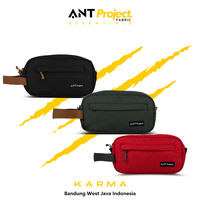 Gambar ANT PROJECT - Clucth Bag KARMA - Doppkit - Pouch - Hitam dari ANT Project Kota Bandung 3 Tokopedia