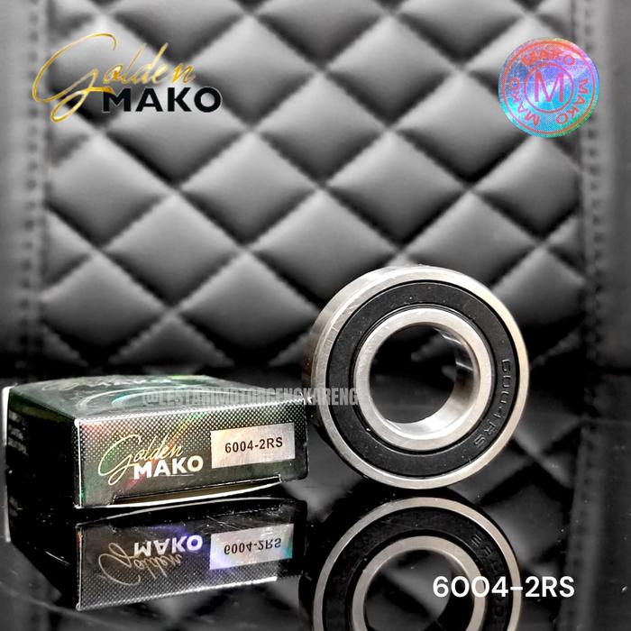 Gambar BEARING LAHAR LAHER BANTALAN BOLA 6004 2RS GOLDEN MAKO HIGH QUALITY dari Lestari Motor 2 Kota Administrasi Jakarta Barat Tokopedia