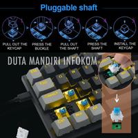 Gambar E-yooso Z11 - Wired 60% Hotswapable Mechanical Gaming Keyboard I Z-11 - Grey-White, RED SW dari Duta Mandiri Infokom Kota Administrasi Jakarta Pusat 5 Tokopedia