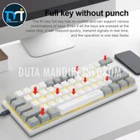 Gambar E-yooso Z11 - Wired 60% Hotswapable Mechanical Gaming Keyboard I Z-11 - Grey-White, RED SW dari Duta Mandiri Infokom Kota Administrasi Jakarta Pusat 4 Tokopedia