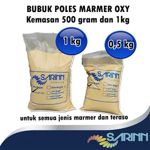 Obat bubuk poles kristalisasi marmer teraso 0.5kg 1kg marble polish