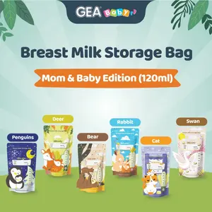 Gea Breast Milk Isi 30 Biru Ungu & Pink 120ml