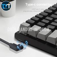 Gambar E-yooso Z11 - Wired 60% Hotswapable Mechanical Gaming Keyboard I Z-11 - Grey-White, RED SW dari Duta Mandiri Infokom Kota Administrasi Jakarta Pusat 3 Tokopedia
