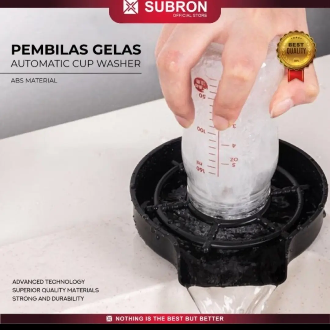 Subron Pembilas Gelas Botol Otomatis automatic Cup Washer SET01