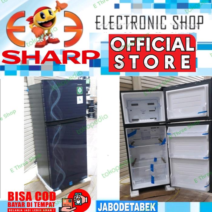 Gambar Sharp Sj197Nd Kulkas 2 Pintu No Frost 172 L - Sj197 - Sj 197 dari E Three Shop Kota Administrasi Jakarta Utara Tokopedia
