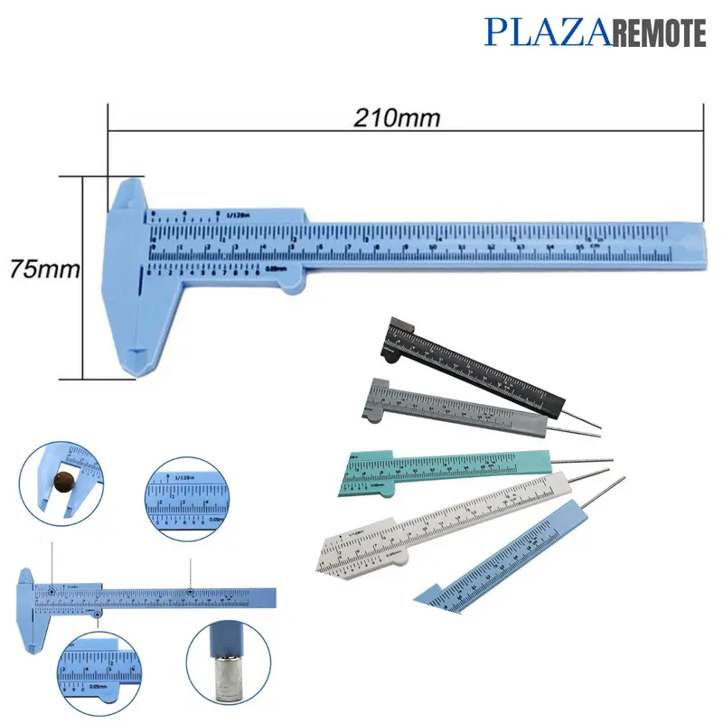 SIGMAT PLASTIK JANGKA SORONG PENGUKUR PANJANG CALIPER GAUGE 150 MM 3